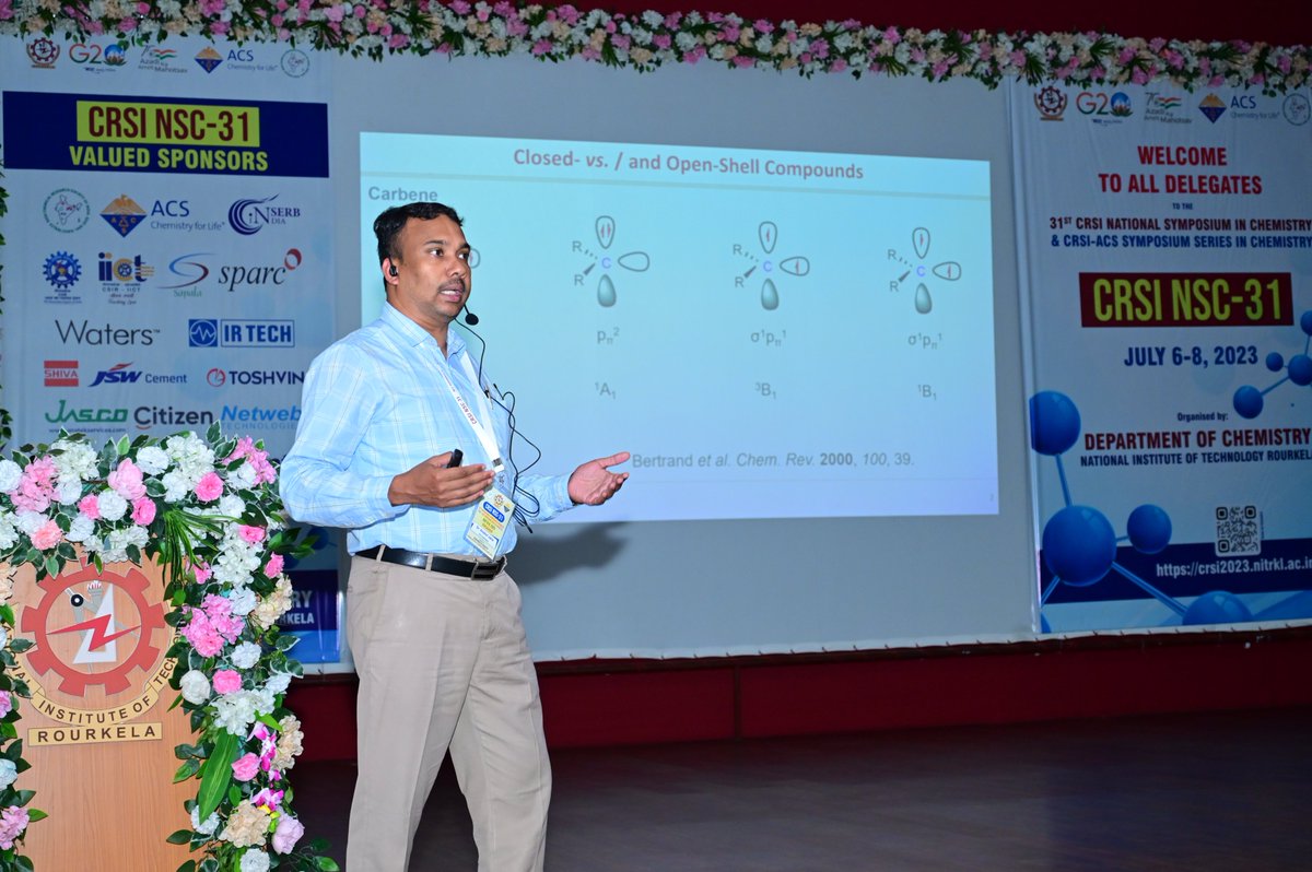 @31CRSI_NSC at @nitrourkela is the 31st Annual Conference of the @ChemResSocIndia in association with @AmerChemSociety MEDAL LECTURES, CRSI-ACS LECTURES, SPEAKERS ON A SPECIAL SESSION, AND POSTER SESSIONS #4