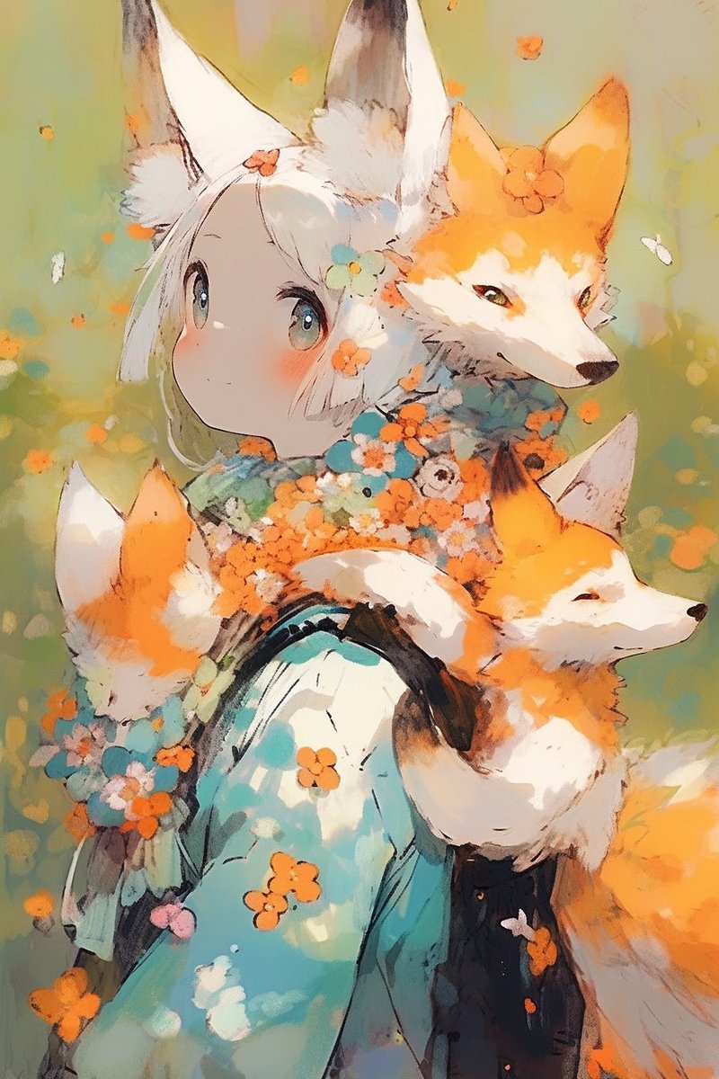 そう！私はかわいいの！」 かわいい狐娘ちゃんは得意げに言った