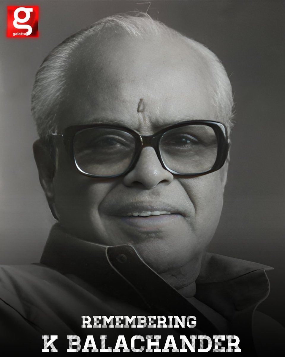 galattadotcom's tweet photo. Remembering 'Iyakkunar Sigaram' #KBalachander on his birth anniversary!

#RememberingKBalachander #RememberingKB #Galatta https://t.co/SPJO6644qF