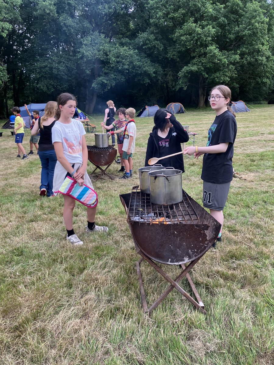 The scouts have done a lot of cooking this weekend! 😁🤦