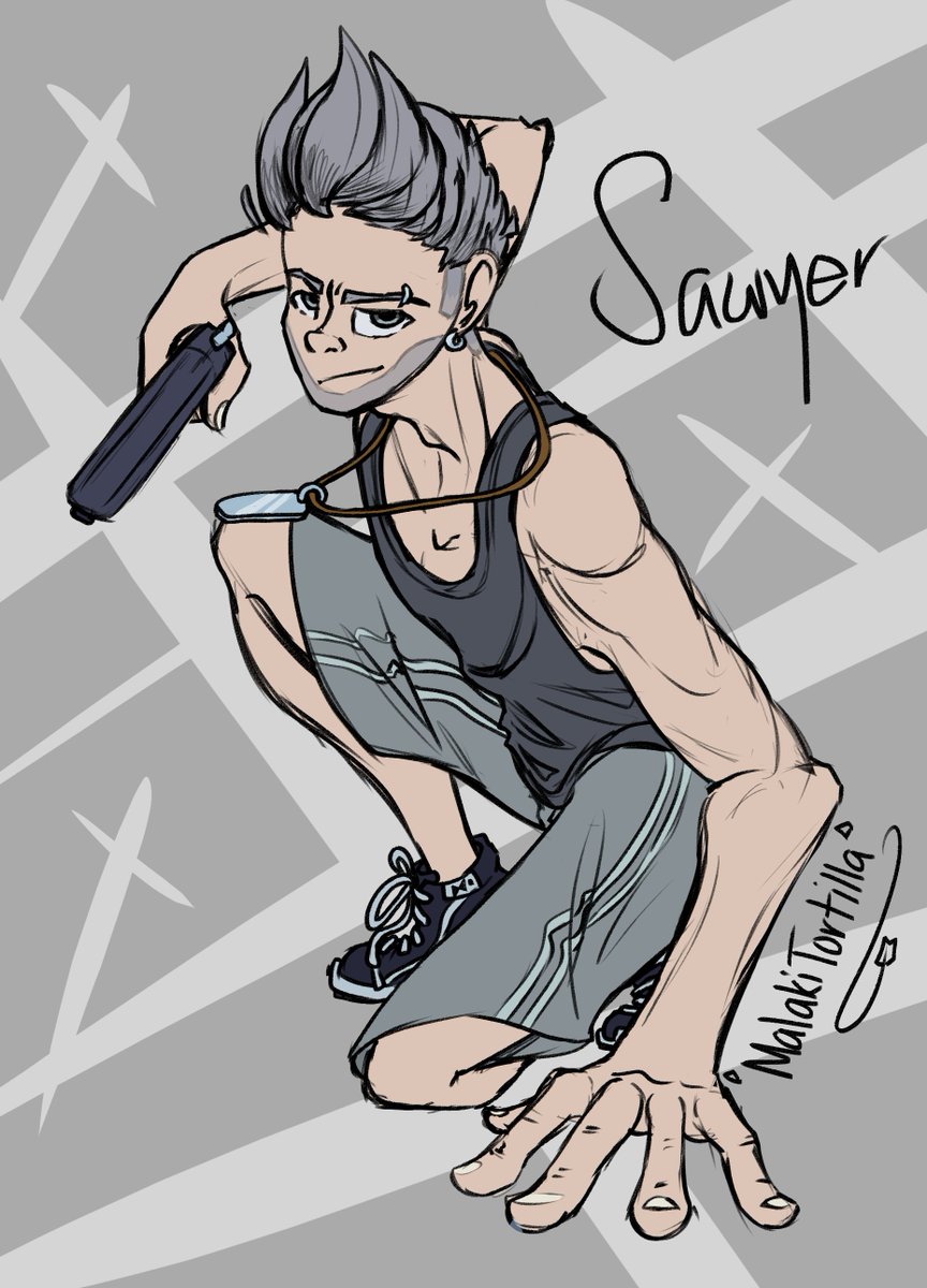 MalakiTortilla's tweet photo. been a long time since i posted but take one of my OCs as a treat :) //BLOOD //GUN
#gun #human #oc #originalcharacter #ArtistOnTwitter #fightingpose #sketch https://t.co/YniaD64qFp