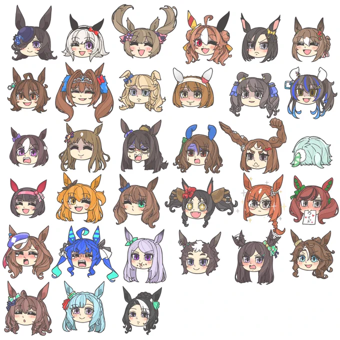 か、描いたなぁ……#ウマ娘 