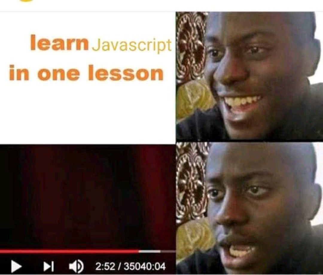 veryfatwombat's tweet image. Learning JavaScript is only hard for the first 30 years, after that, you get used to it! ๐น
#CodingJokes #JavaScriptFun