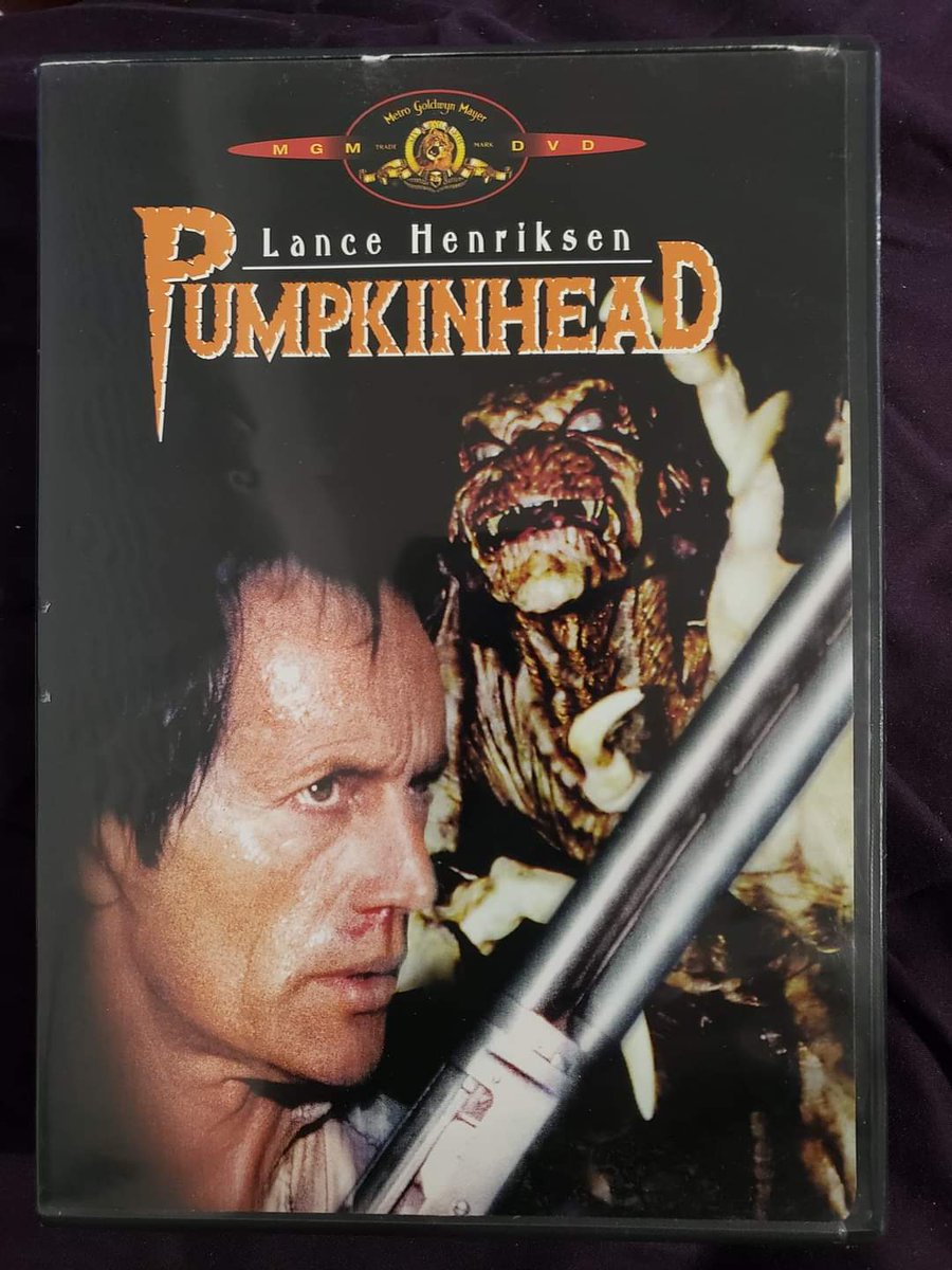 durandurantulsa's tweet photo. Now showing on my 80s Fest Movie marathon/Stevegoolie Saturday Night...Pumpkinhead (1988) on DVD 📀! #pumpkinhead #LanceHenriksen #JoelHoffman #jeffeast #kerryremsen #BuckFlower #mayimbialik #DickWarlock #matthewhurley #BrianBremer #80s #80sfest #durandurantulsas5thannual80sfest https://t.co/Z6oNTctpj9