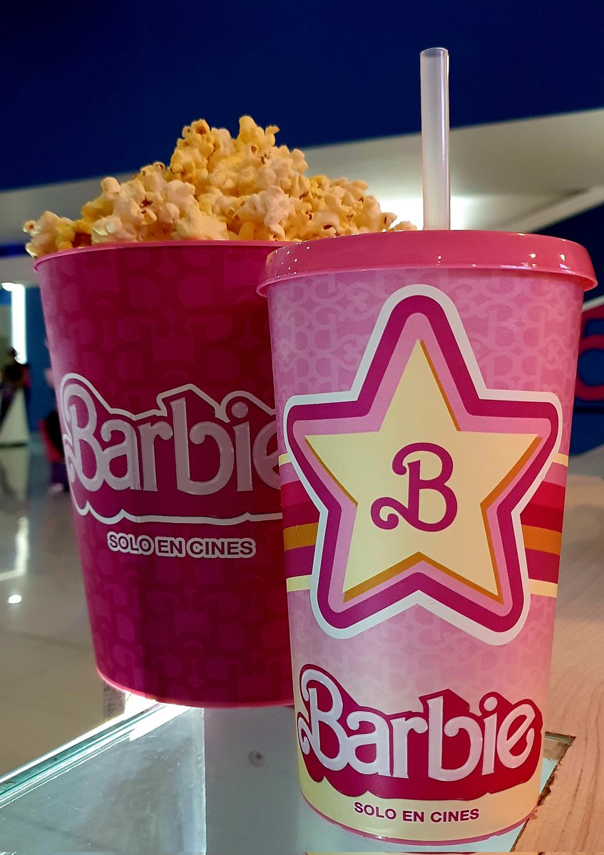 CinetixMx's tweet photo. Ya llegaron a #Cinetix las palomeras y vasos de #BarbieMovie  no te pierdas del estreno este próximo 20 de Julio https://t.co/t2IZCoSzzi