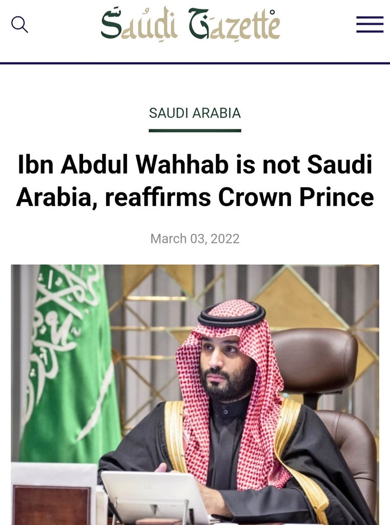 islah_bahrawi's tweet photo. "Muhammad bin Abdul Wahab tidak identik dengan Saudi Arabia", kata putera mahkota Kerajaan Arab Saudi, Muhammad bin Salman (MBS).

Ajaran Muhammad bin Abdul Wahab yang dikenal dengan sebutan "Wahabi", sejak dekade tahun 60an dieksportasi secara besar-besaran oleh Saudi ke berbagai negara Muslim untuk mengimbangi ideologi komunisme pada masa Perang Dingin. "Semua itu atas permintaan Amerika dan sekutu Barat lainnya", kata Muhammad bin Salman kepada CBS.

Belakangan kelompok penganut Wahabi mengubah nama manhajnya menjadi "Salafi" setelah nama "Wahabi" identik dengan berbagai aksi kekerasan dan terorisme di berbagai wilayah di dunia.

Sementara Kerajaan Saudi sendiri juga berusaha mati-matian untuk memutus mitos politik dengan Muhammad bin Abdul Wahab (Wahabi). Ini terlihat setelah Kerajaan mengubah rujukan hari berdirinya negara Saudi (يوم التأسيس السعودي) menjadi 22 Pebruari. Penetapan tersebut mengacu kepada gagasan awal kemerdekaan Saudi oleh Muhammad bin Saud pada tahun 1727.

Sebelumnya, kerajaan dan rakyat Saudi meyakini berdirinya negara mereka mengacu terhadap peristiwa komitmen bersama antara Muhammad bin Abdul Wahab dengan Muhammad bin Saud pada tahun 1744.

Saudi hari ini telah berubah. Ajaran Wahabi-Salafi yang dulu diagung-agungkan Kerajaan dan dianggap "harga mati" untuk dilaksanakan dan diawasi oleh negara, kini telah dirombak total. Mulai dari tidak adanya lagi kewajiban berhijab, hingga kebebasan ruang kerja bagi kaum perempuan.

Sejak tahun 2020 Kerajaan Saudi juga telah memperbolehkan bank konvensional (non syari'ah) luar negeri untuk berinvestasi di wilayah negara Saudi bagian manapun.

Lain cerita dengan penganut Wahabi-Salafi di Indonesia yang malah semakin menjadi. Mereka sepertinya ingin menjadikan Indonesia seperti Saudi di masa lalu, di saat orang-orang Saudi ingin menjadikan negara mereka seperti Indonesia hari ini. Ketika orang Saudi lebih suka minuman Air Kelapa, penganut Wahabi di Indonesia malah lebih suka nenggak kencing Onta.