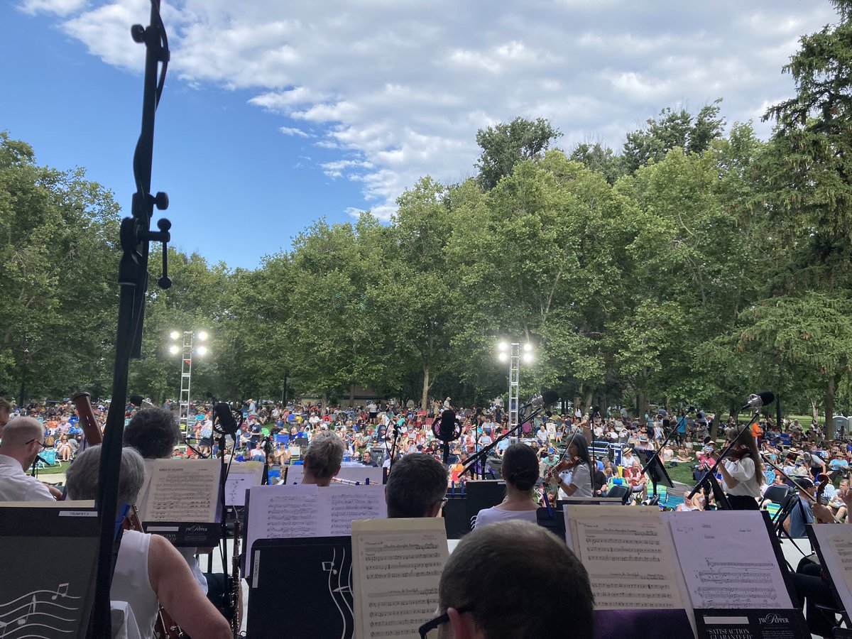 LunalNewport's tweet photo. Best seat in the house #OperaInThePark #OperaInThePark https://t.co/n4UXauXVFB
