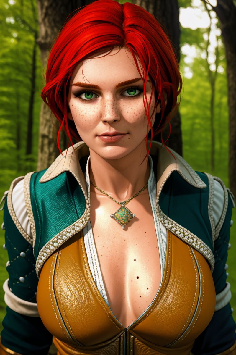 FantasyAiRender's tweet photo. Triss https://t.co/ENH1kK2nQW