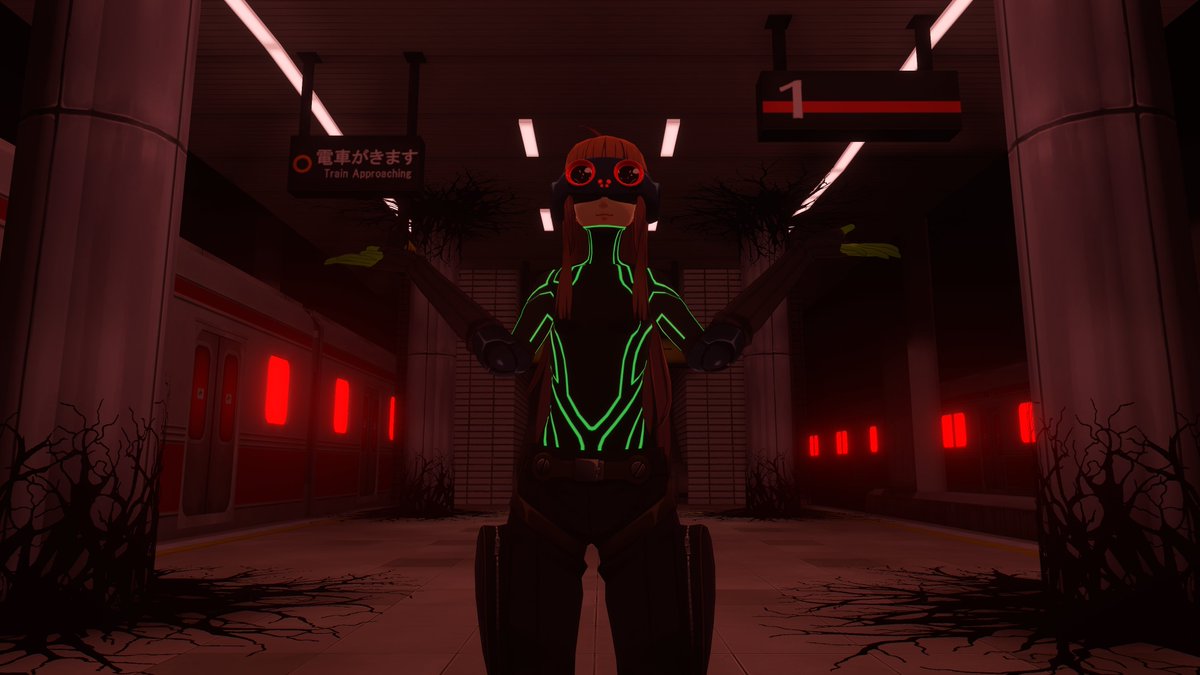 FutabaWanders's tweet image. It's been a while since we've been down here in Mementos, huh? Surprised to see it even still exists, but hey, it just means we've got a job to do!