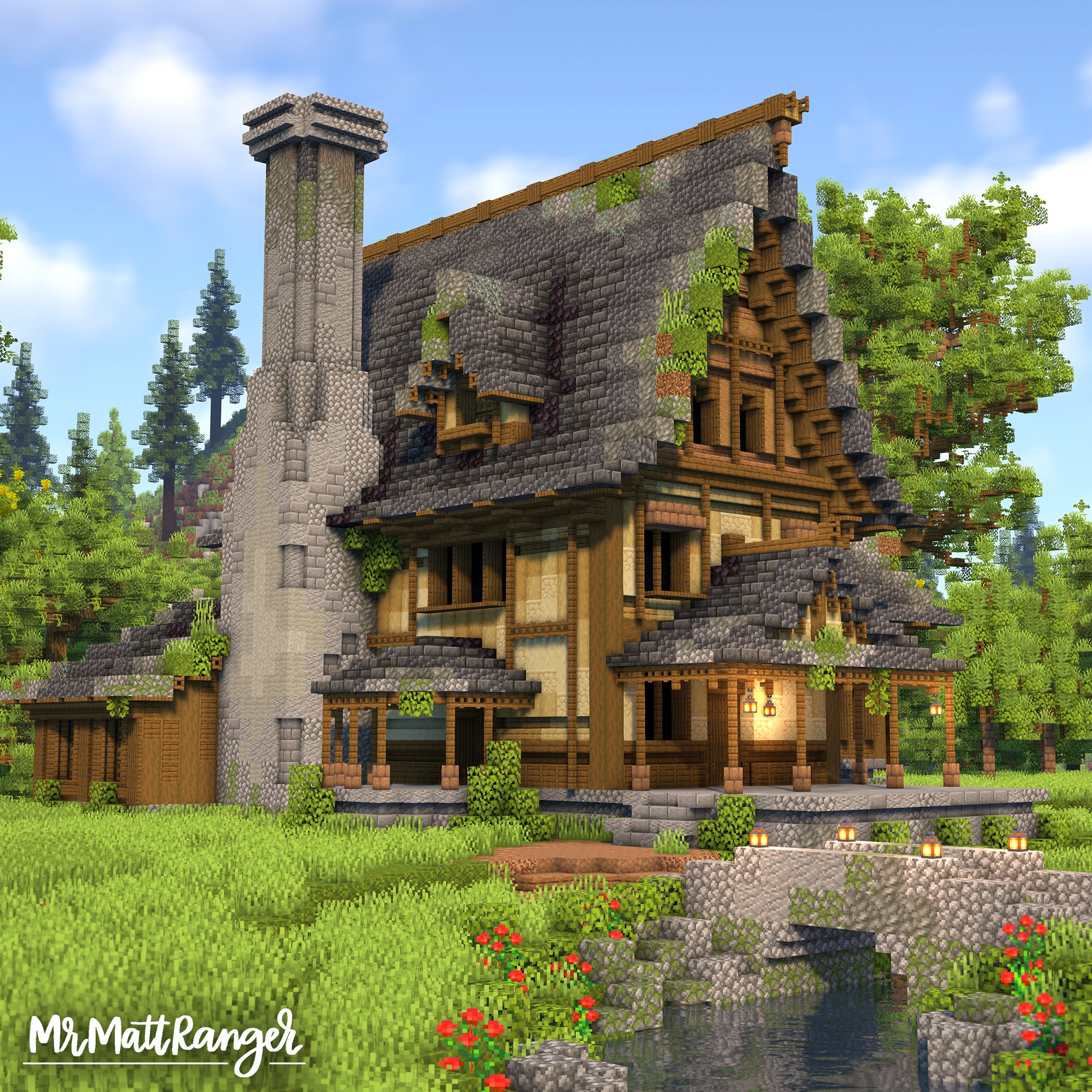 Big Medieval House para Minecraft