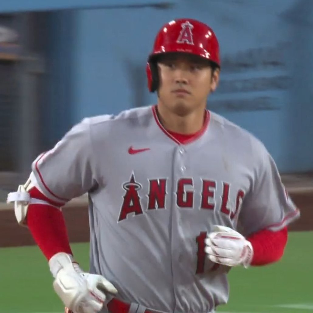 CodifyBaseball's tweet photo. Shohei Ohtani singled, tripled, hit a two-run home run, and hit a sacrifice fly as the Los Angeles Angels lost to the Los Angeles Dodgers, 10-5. https://t.co/dAMzggTiZZ