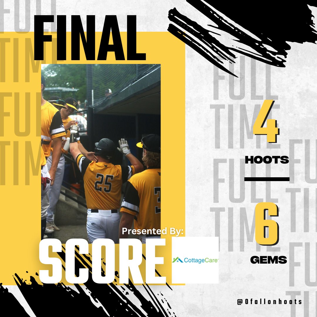 ofallonbaseball's tweet photo. Final for game 2.

#HootyHoo x #ForTheFan https://t.co/sa0UPTT85I