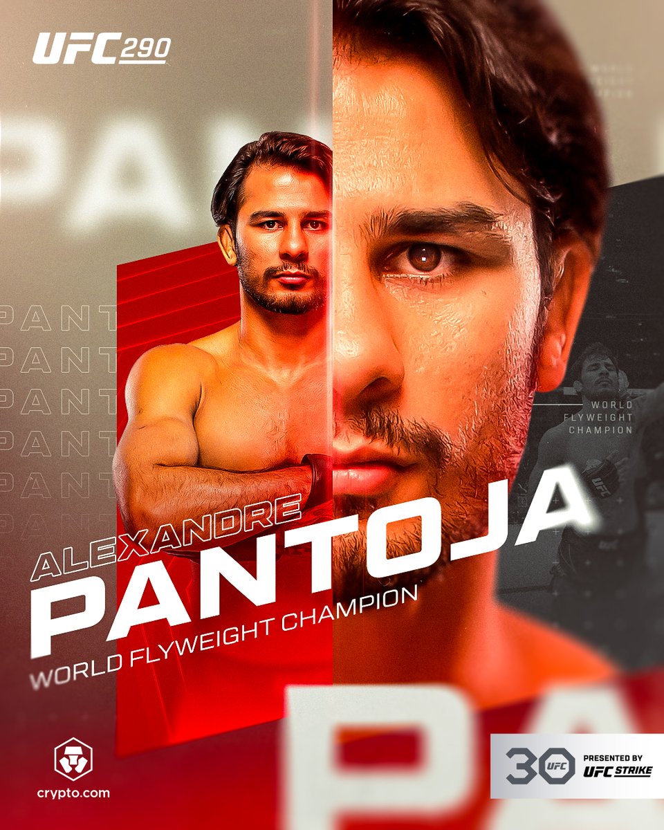 There's a NEW flyweight king of the world!! 👑🇧🇷

@PantojaMMA defeats Brandon Moreno by split decision at #UFC290!

[ B2YB @CryptoCom ]