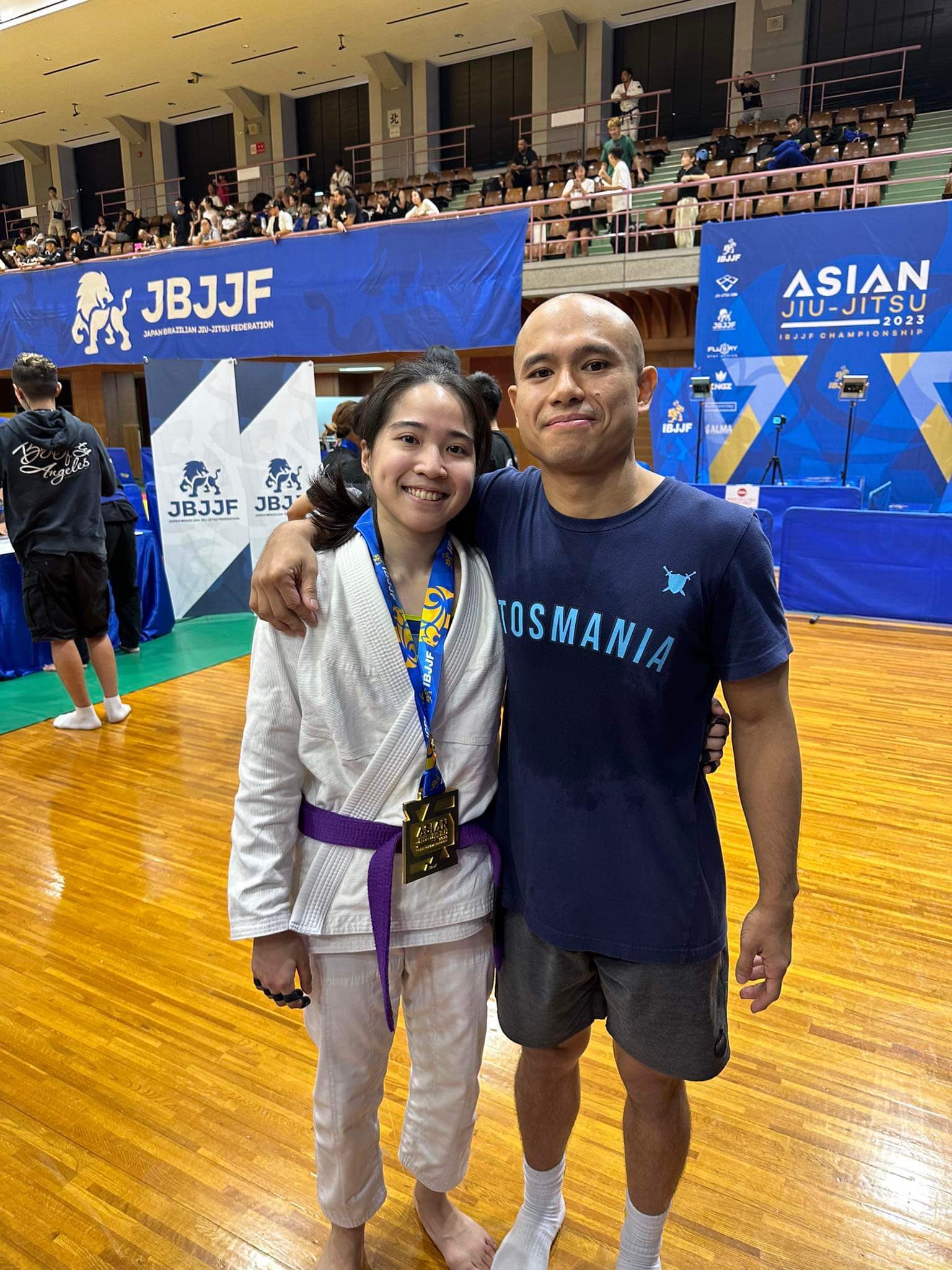 One Sports on X: SHE strikes GOLD! 🥇🥋 Filipina jiu-jitsu fighter Dani  Palanca wins the gold medal via submission in the rooster weight division  of the Asian Jiu-Jitsu IBJJF Championship 2023 in