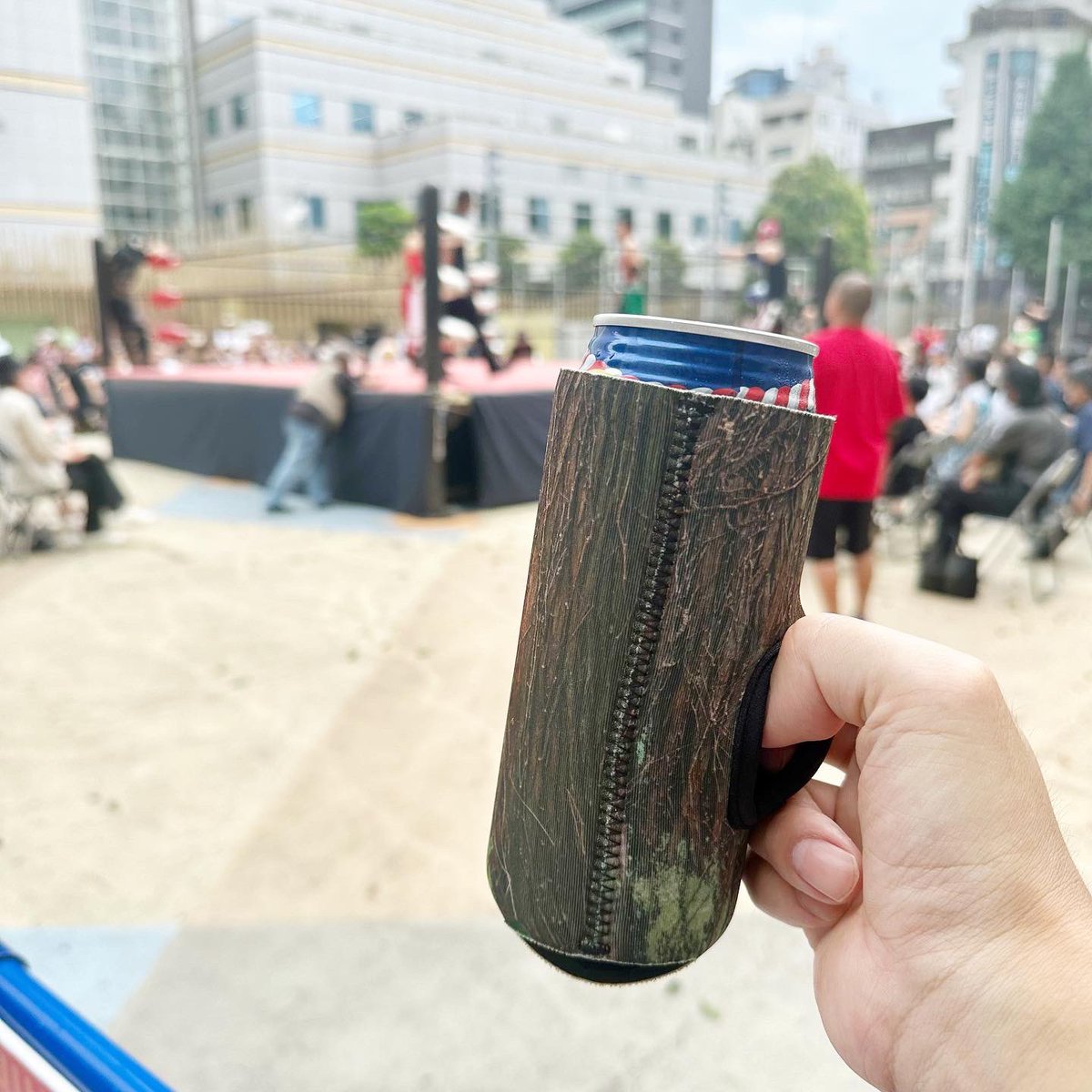 objectiboo's tweet photo. #新宿バトルエイド に行ってきました🤼

お馴染みのシクレベ勢から初めて観る選手やすごく久しぶりに観る選手までいて、超濃厚な4試合で楽しかったぁ🙌🏻
入場無料とは思えない内容の大会で大満足🙌🏻🙌🏻🙌🏻
⁡
この暑さだと #通せるクージー 無しの外飲みは考えられない🫠

#pw_secretbase
#バトルエイド https://t.co/nq5qf77rSC