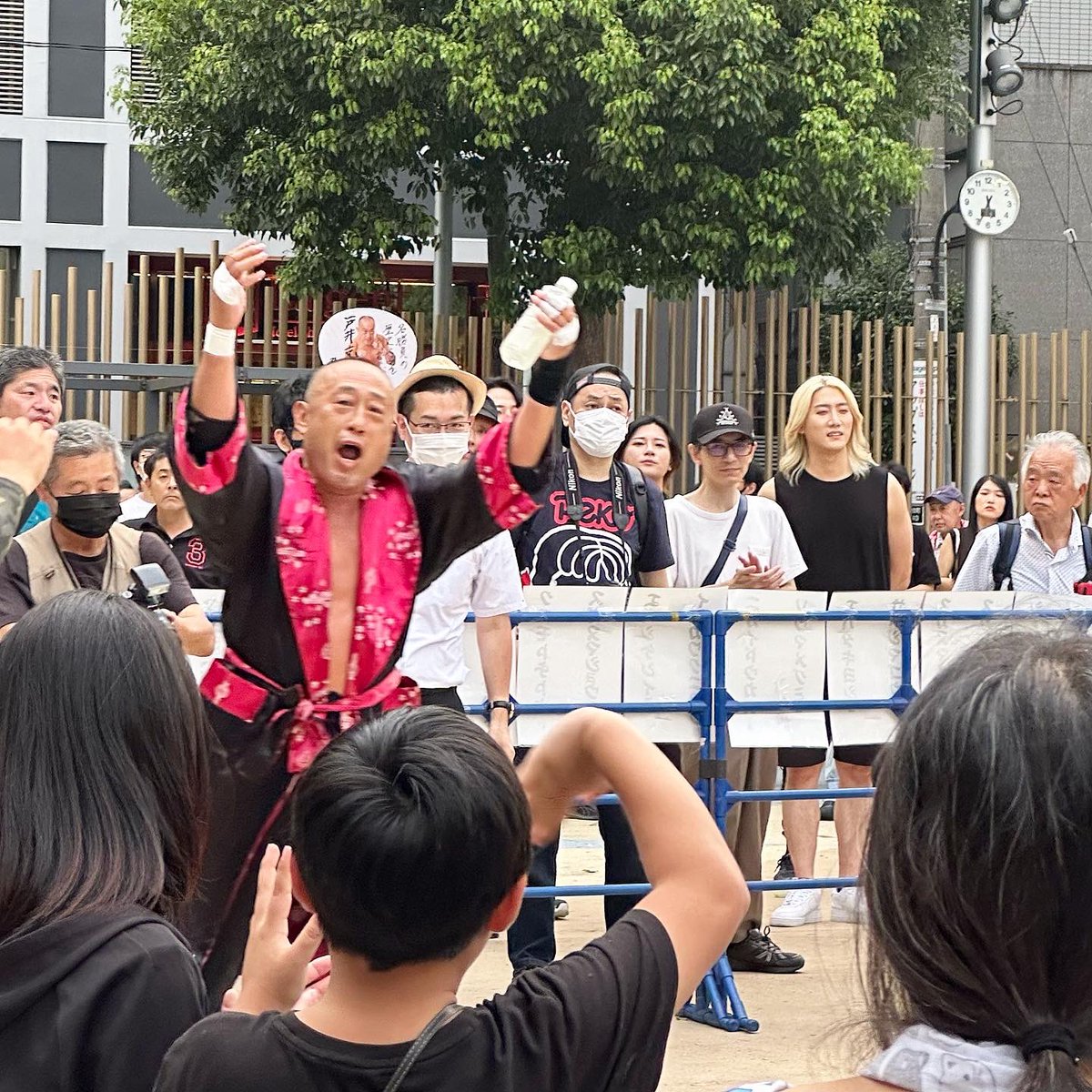 objectiboo's tweet photo. #新宿バトルエイド に行ってきました🤼

お馴染みのシクレベ勢から初めて観る選手やすごく久しぶりに観る選手までいて、超濃厚な4試合で楽しかったぁ🙌🏻
入場無料とは思えない内容の大会で大満足🙌🏻🙌🏻🙌🏻
⁡
この暑さだと #通せるクージー 無しの外飲みは考えられない🫠

#pw_secretbase
#バトルエイド https://t.co/nq5qf77rSC