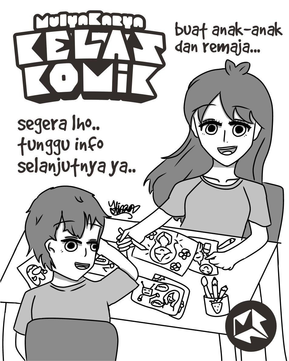 MulyakaryaYK's tweet photo. Kami akan membuka Kelas Komik untun anak-anak &amp; remaja, tunggu info selanjutnya ya... https://t.co/znuXWpXsln
