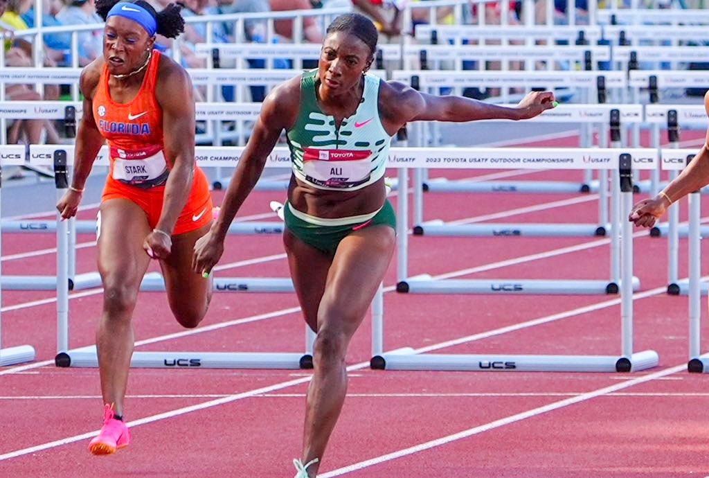 🚨Get ur NJ T&amp;F on🚨
💥What an amazing day for NJ at the US Championships as the Garden State produced 3 champs💥
🥇Sydney McLaughlin ran meet record and US No 2 all-time 48.74 to win the 400!
🥇Curtis Thompson wins jav with a 265-6 on last throw!
🥇Nia Ali runs 12.37 to win 100h