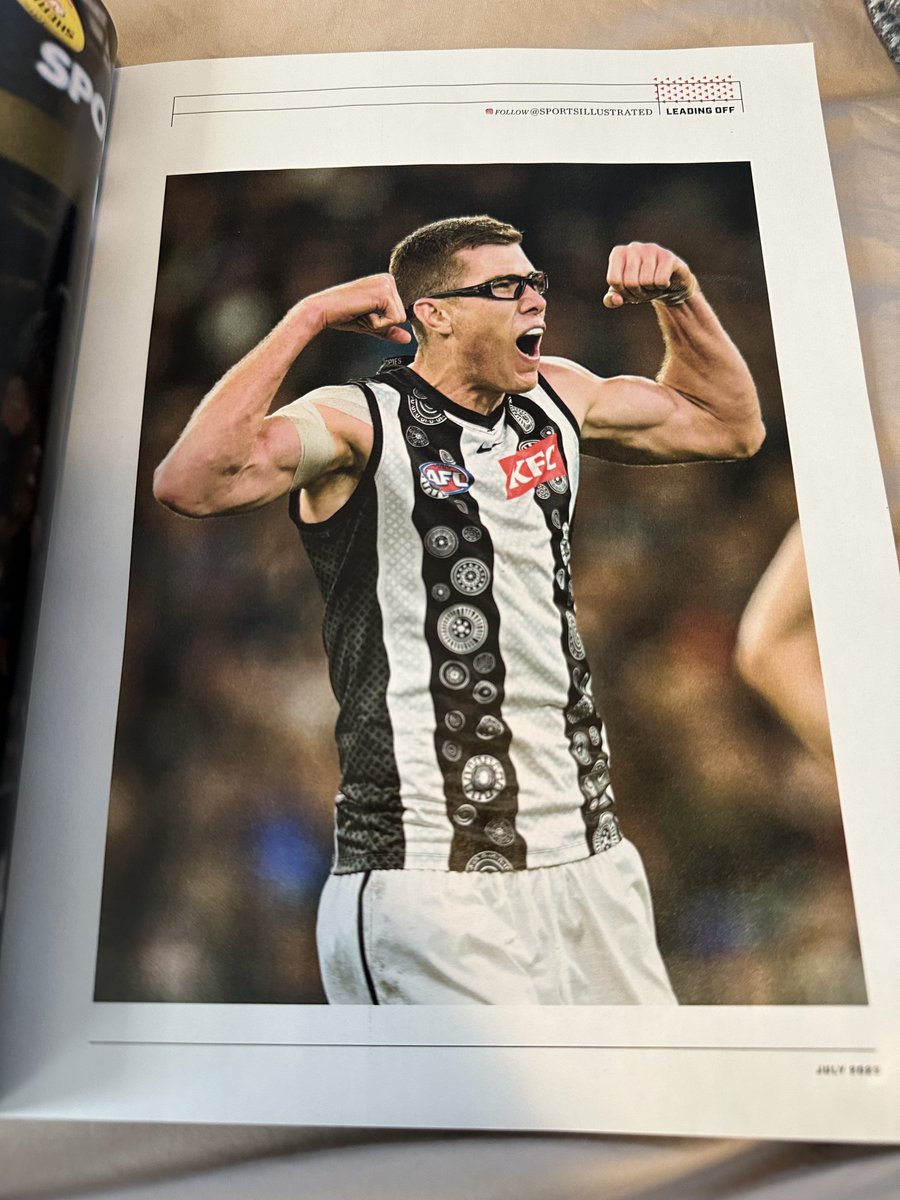 This months Sports Illustrated (<a href="/SInow/">Sports Illustrated</a>) showcasing <a href="/AFL/">AFL</a> in its first few pages. 
With cricket making waves in the US is it time to start investing in media there?