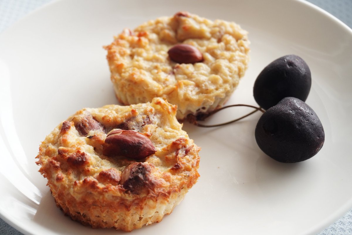 BreadmakerM's tweet image. ふんわりしたものが食べたくなって、豆腐とオートミールのマフィンを作りました。ピーナッツが入っています😋
気分転換が上手くなりたいです🤯