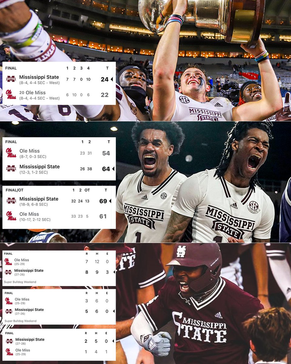 It was a good year for the Dawgs.

<a href="/HailState/">Mississippi State Athletics</a> | #SECNTakeover