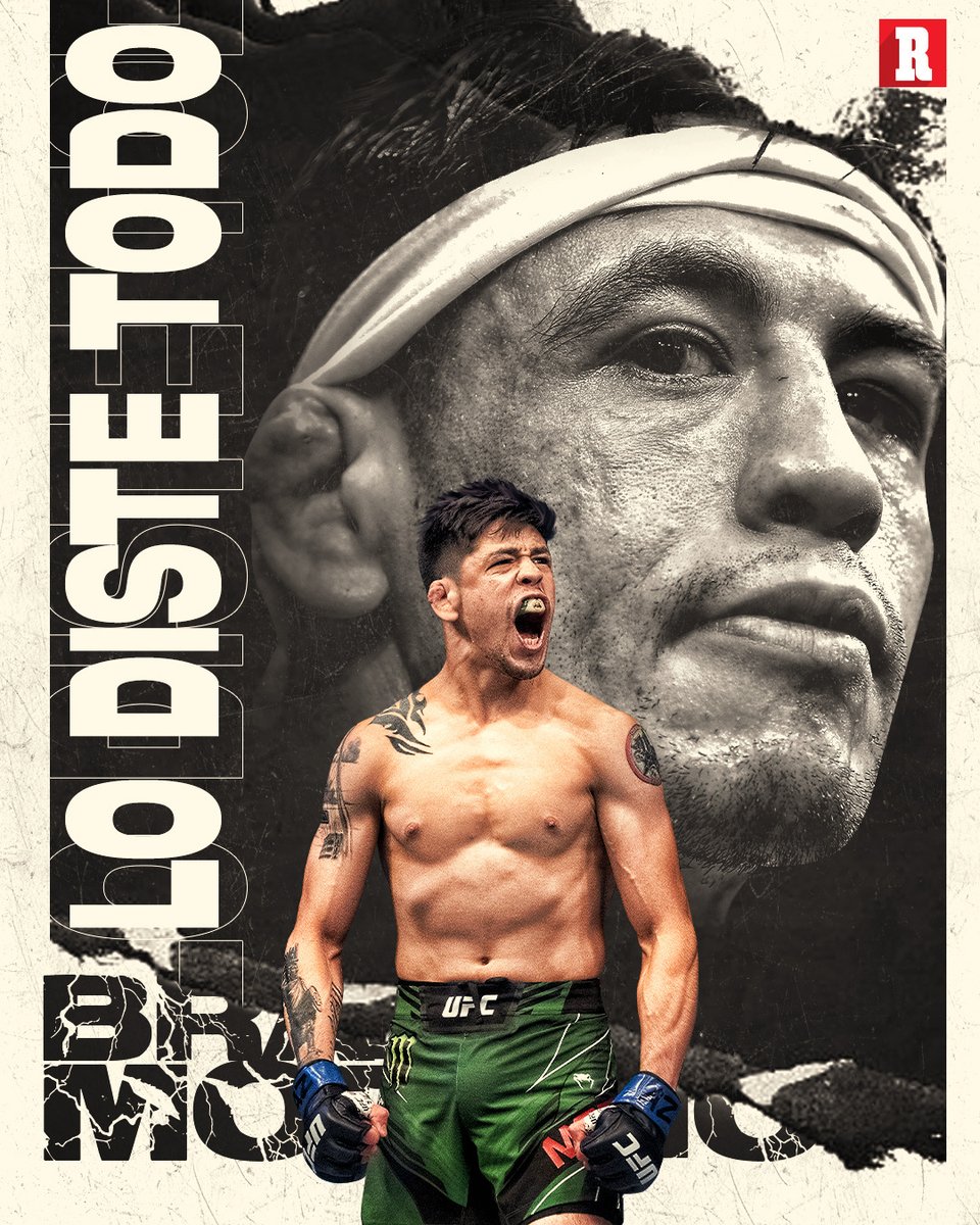 ¡LEVANTA LA CARA, BRANDON! 🙏🏻

Sabemos que lo dejaste todo arriba del octágono. 

No fue tu noche, pero conocemos tu resiliencia y estamos seguros de que tendrás tu revancha.