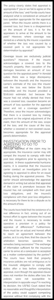 FIRECLAIMS's tweet photo. Carrier strategies on limiting the scope of appraisal https://t.co/UFCnLN53j3
