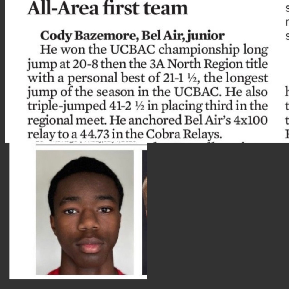 TerronBazemore's tweet photo. Cody made All-County https://t.co/VJ4XQjMQ07