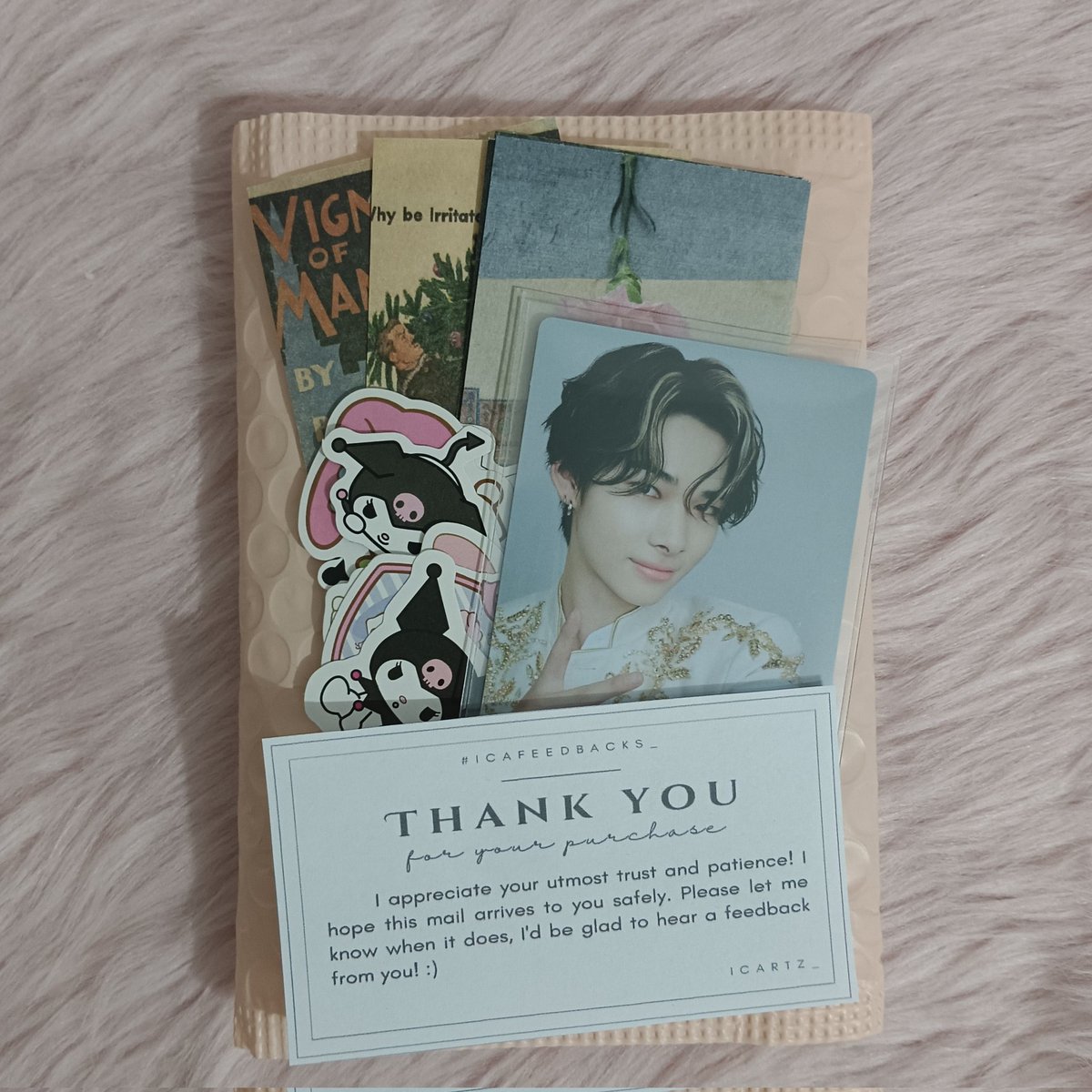 NishiNoa9's tweet photo. 🌷Mail from — @icartz_

I'm so happy 😭 my super prio pc is here ! ! Tysm🫶

#icafeedbacks_ 
#nishimails https://t.co/VfW2n9vyWN
