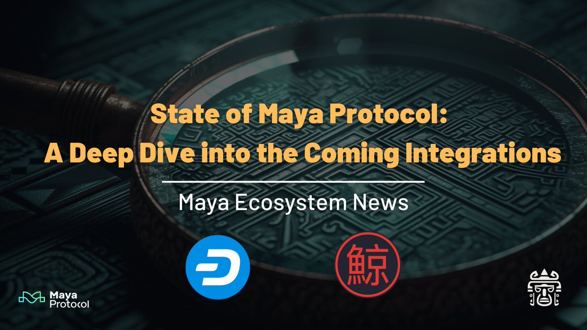 MayaTribeNFT's tweet photo. 🔍 Dive into the state of @Maya_Protocol in our latest interview between @CryptoPeener and @AaluxxMyth! 

From the coming integration of $DASH to the exciting future with @TeamKujira, explore the strategic decisions shaping Maya's future in DeFi.
https://t.co/lE0Tks7e61 https://t.co/JszVxtvKLY