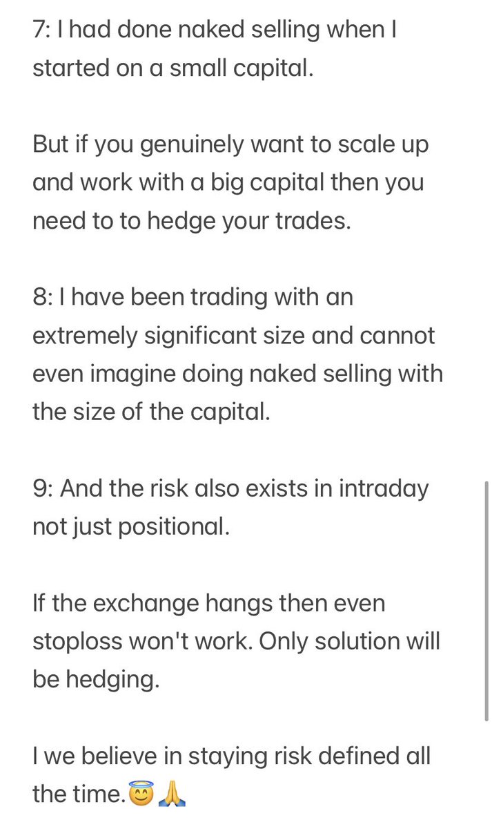 #Hedge # option selling