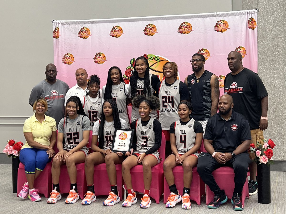 So proud of this team finished 4-1 in <a href="/TFNsRun4Roses/">TFN's Run 4 Roses</a> as Silver Bracket Champions way to go girls now on to GUAA session 2. <a href="/All_AlabamaGB/">All-Alabama Girls Basketball</a> <a href="/UANextGHoops/">Girls UAA</a> <a href="/pghalabama/">Prep Girls Hoops Alabama</a> <a href="/HoopSeenW/">HoopSeenW</a> <a href="/JrAllStarAL/">Alabama Jr. All-Star GBB</a>