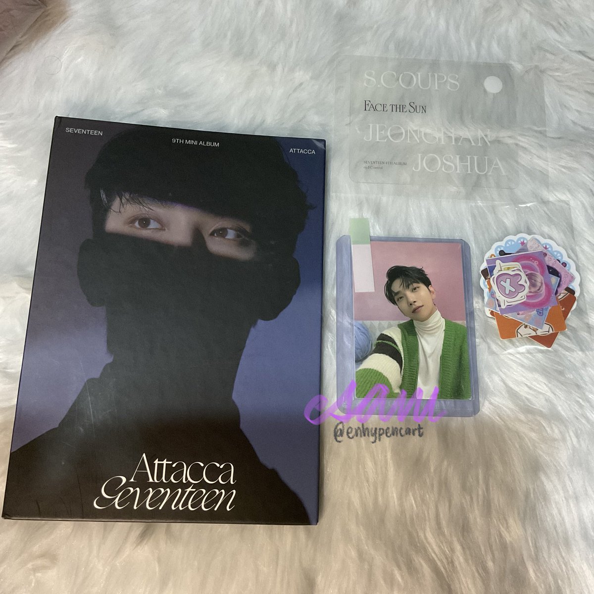 enhypencart's tweet photo. ˗ˏˋ꒰ 💌 ➵ from @sellsbyhen ꒱ˎˊ˗
#sellsbyhenfeedback | #boughtbysam

♡ joshua ainochikara tc
     ↳ probably one of the best budol i got for this month aaaaaaaaa sparks saur much 😩💖 tysm for bringing shua home safely ! also got this for a good price so its a W <33 https://t.co/wlGNL3DgiG