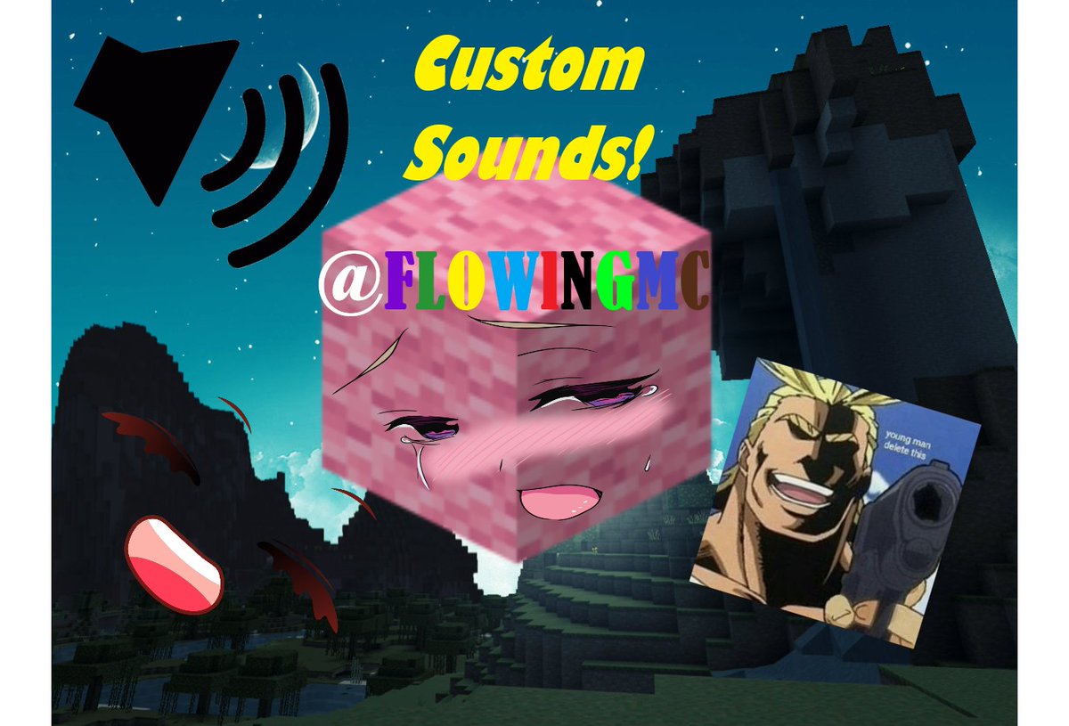 FLOWlNGMC's tweet photo. New Custom Funny Sound Texture Pack for Minecraft Bedrock 1.20 Is COMPLETE! DM me for Full Details😎
#minecraft #minecraftbedrock #mcpe #mcpedl #minecraftmusic #minecraftart #minecraftxbox #minecraftwindows10 #Minecraftmods #minecrafttexturepack #minecraftBE #FLOWlNGMC https://t.co/vowVuthZBQ