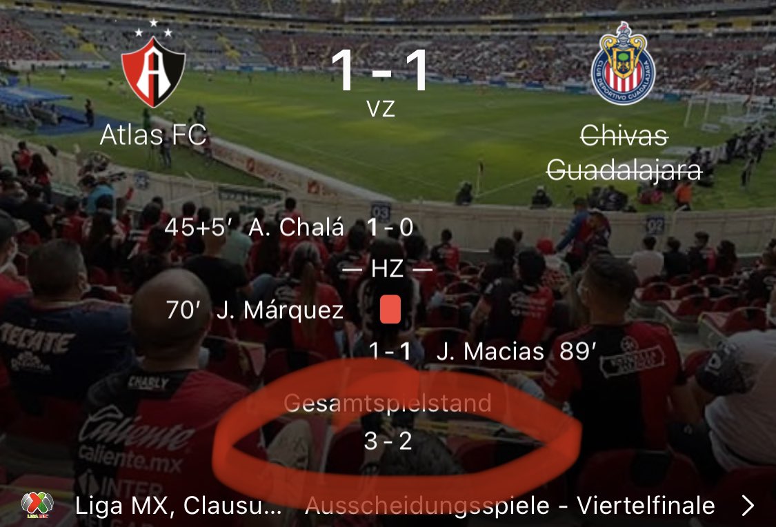 JonathanSldmndo's tweet photo. @joalamva @komalxatlas @Morsismo30 @AtlasFC @Club_Queretaro Pero esa vez fue 1-1 global. Aqui no 3-2 🤧 https://t.co/S7BLAzSqO8