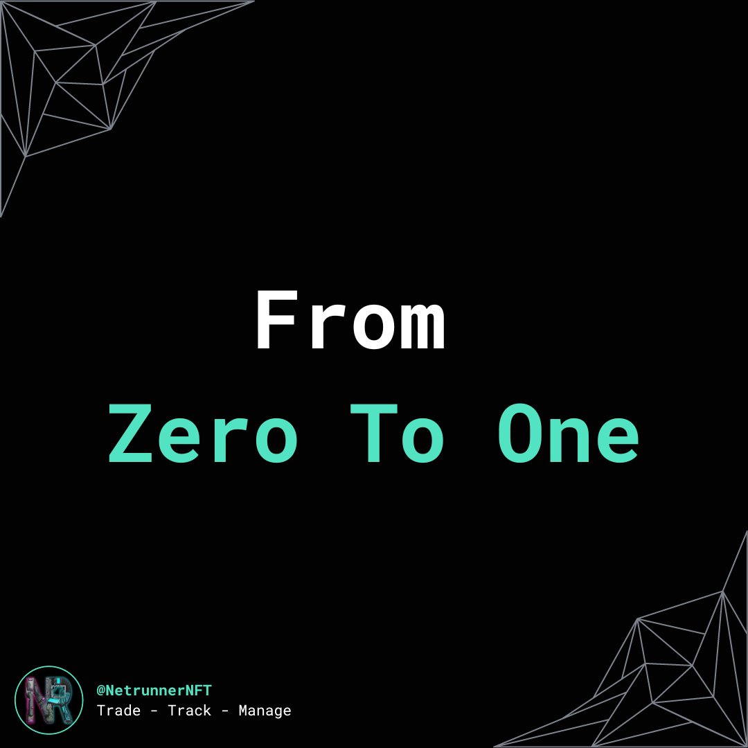 From Zero To One 🚀 8 July marked 1 year since the @NetrunnerNFT mint & whilst the NFT floor price might not reflect it, we believe we have accomplished a lot in such a short time! 🧵