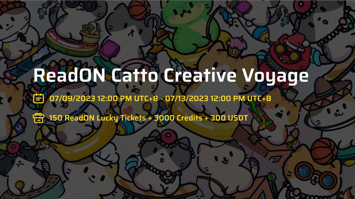 nfprompt's tweet photo. The Topic Raffle is now live! 

A community campaign by @ReadONMe3 and @nfprompt 

Use your imagination and turn your favorite Catto from here: https://t.co/KVAT8p8TZJ to a uniquely beautiful AI NFT

Prizes: 150 Lucky Tickets + 3k Credits + $300

Join us: https://t.co/q71DVWgaqL https://t.co/YQuv4FbGN8