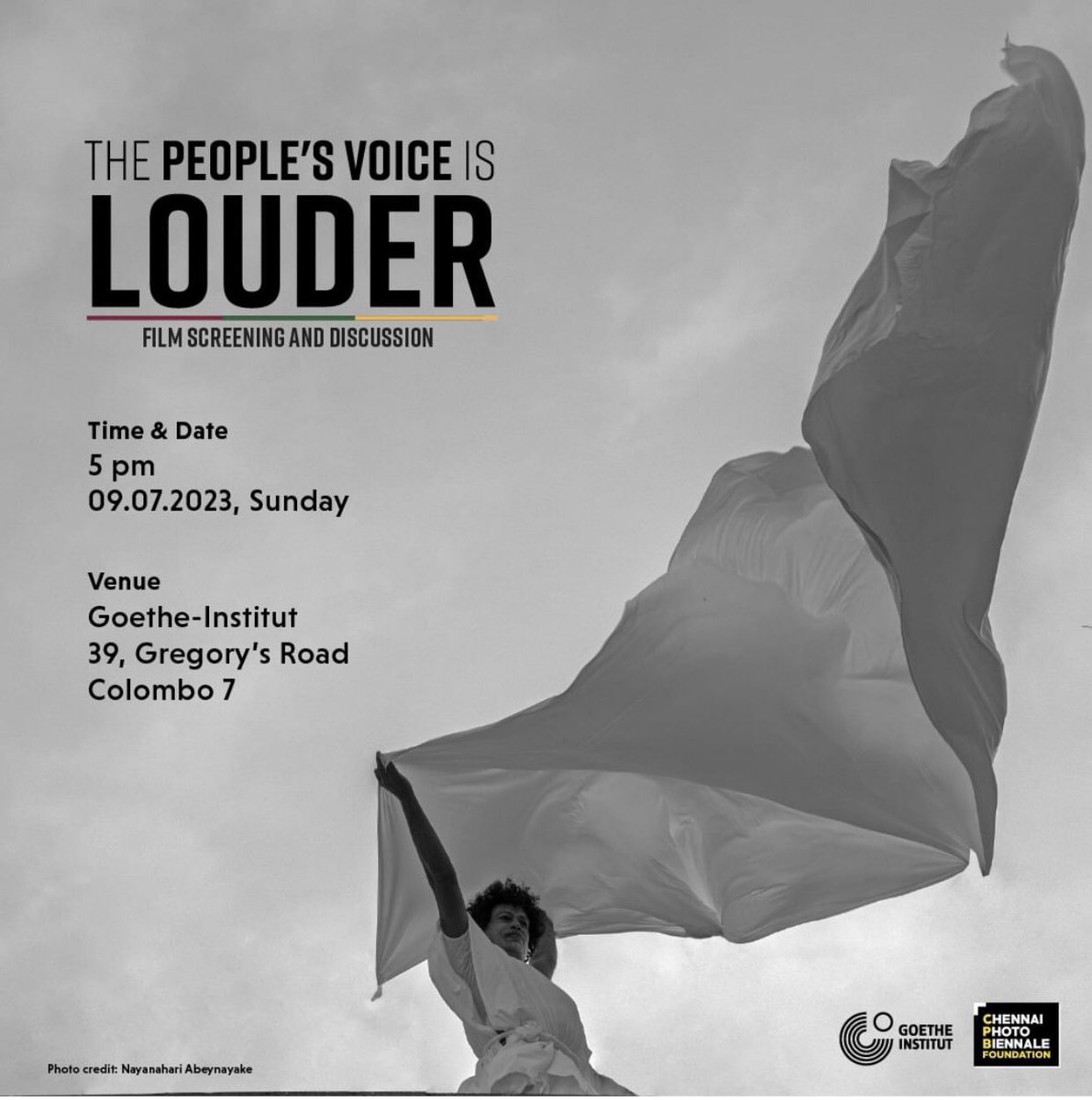 PirainilaKrish's tweet photo. இன்று மாலை 5.00மணிக்கு Gothe-Institut Colombo இல் THE people’s voice is Louder ஆவணப்படம் திரையிடப்பட்டு குழுக் கலந்துரையாடலும் இடம்பெறவுள்ளது. https://t.co/uT6kfluT5C