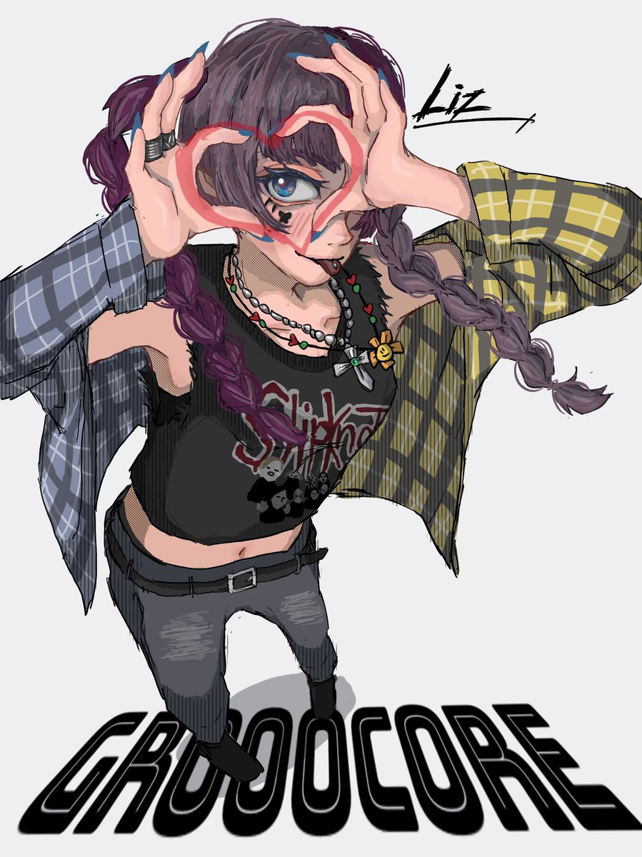 j__eeerrryyy's tweet photo. ぐるーこあさんのオリジナルキャラ描いた！！ https://t.co/Ajih18DbWM