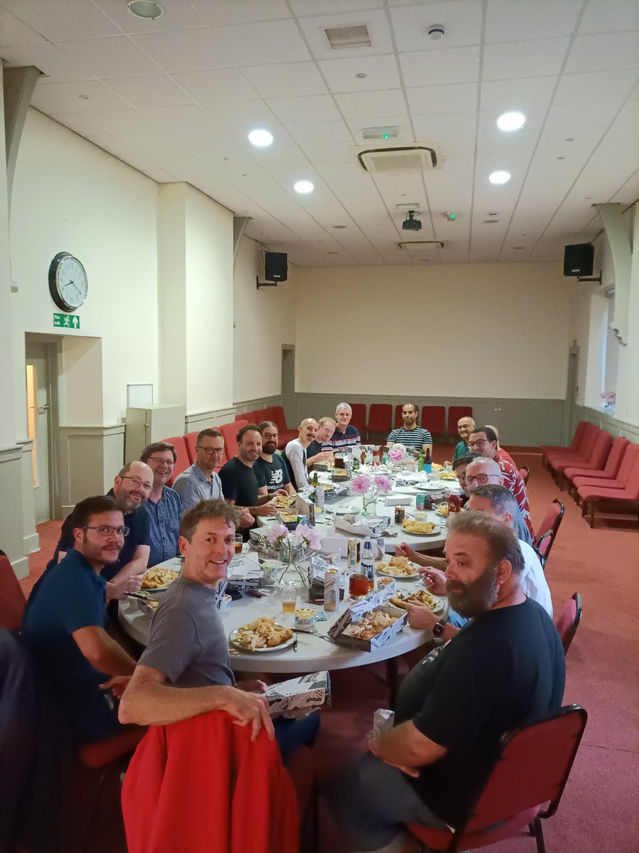 Great social night last night. 16 dad's and 3 team members enjoying an evening together for a chippy tea. #dads #dadssupport #dadsgroup