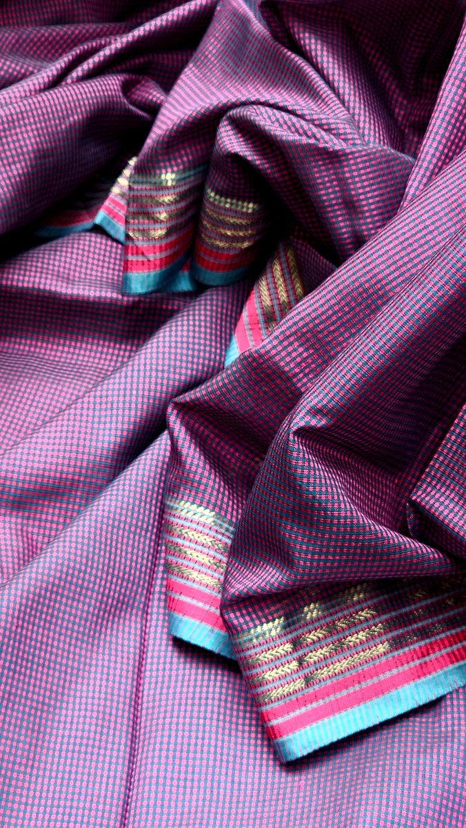 desigulrez's tweet image. Traditional Garbh Reshmi checks Saree with Gold Zari Borders. 

98269-33984 

rehabarhandloom.com 

#iwearhandloom #garbhreshmi #traditionalattire #handcrafted #handloomsaree #woven #authentichandloomsaree #maheshwarisaree #sareeshoponline #sareesofindia #silksofindia #saree