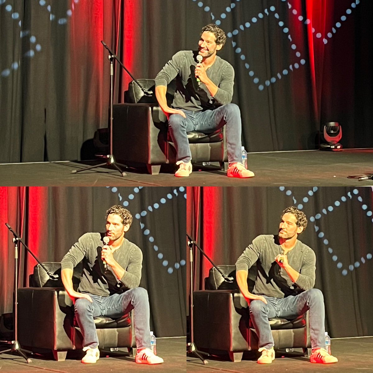aislinclare's tweet photo. #Lucifer pics from @MetroComicCon in Melbourne with @tomellis17 and @dbwofficial https://t.co/jXjWeeleCG