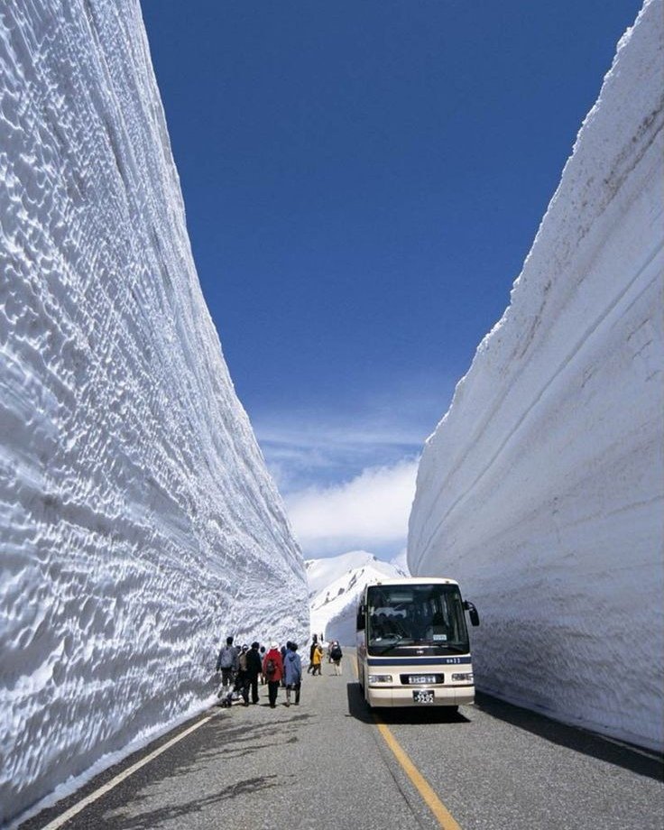 CivilEngDis's tweet photo. The 65 foot (20m) snow corridor in Japan🇯🇵🌨️ https://t.co/qccaa6fNTO