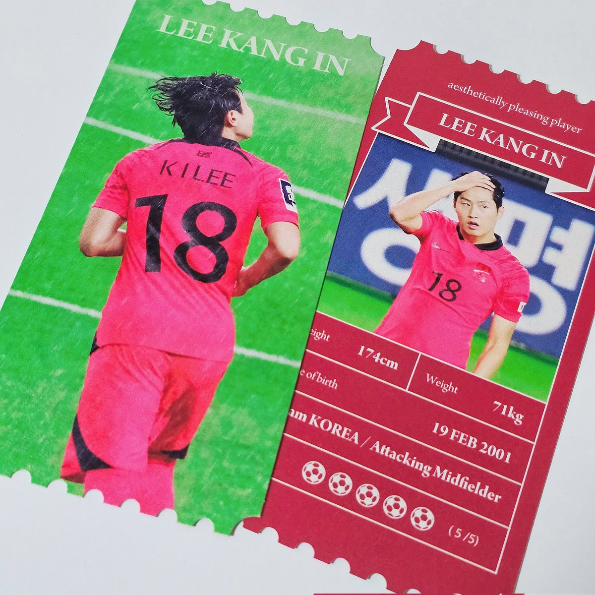 강인이 PSG 이적 확정+23/24 시즌 행축 기원 이벤트❤️‍🔥 개인제작한 오리지널 티켓 나눔해요😚 리트윗추첨으로 두 분(팔로유무 상관❌️), 리트윗해주신 팔로워분들 중 두 분(팔로우⭕️) 이렇게 총 네분께 A,B안 각 1장씩(2장세트) 드릴게요⚽️
국내+*준등기 수령 가능*하신 분들만 참여 부탁드려요🧡