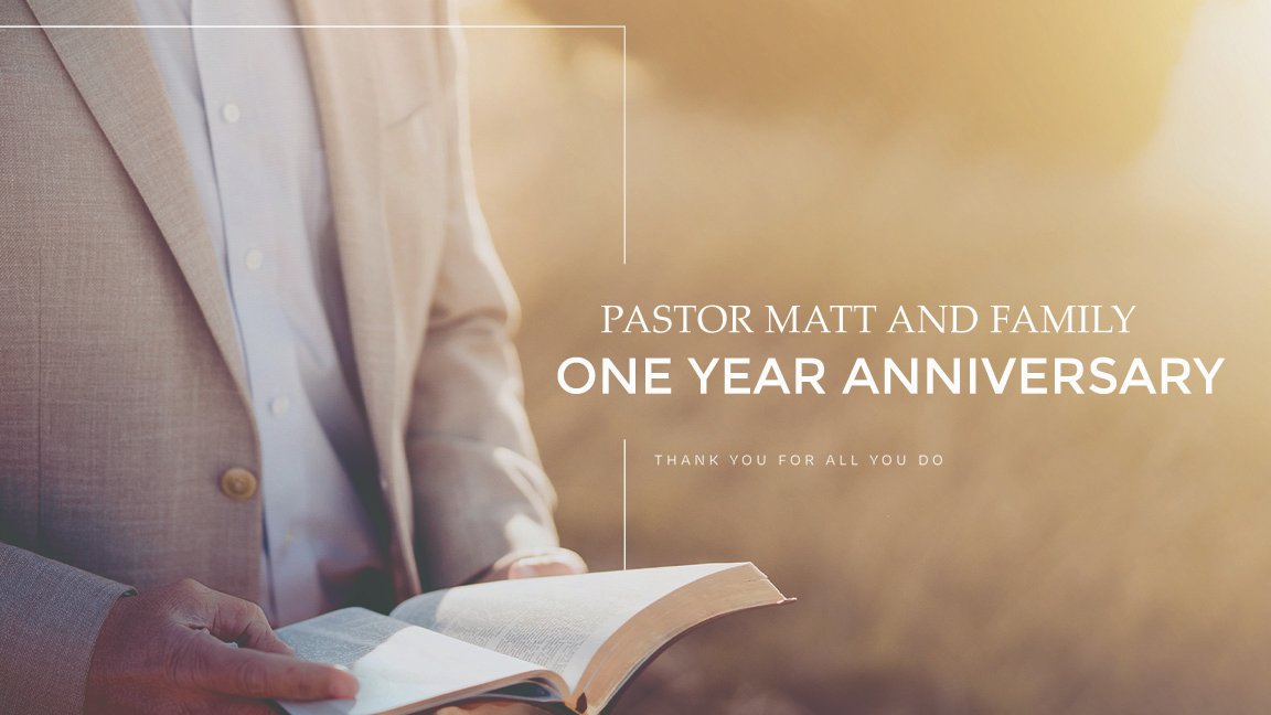 visithillcrest's tweet photo. Join us tomorrow as we celebrate Pastor Matt and his family's one year anniversary with us at Hillcrest Baptist! There will be a lunch fellowship to follow right after the service. https://t.co/agMSh3kqMv