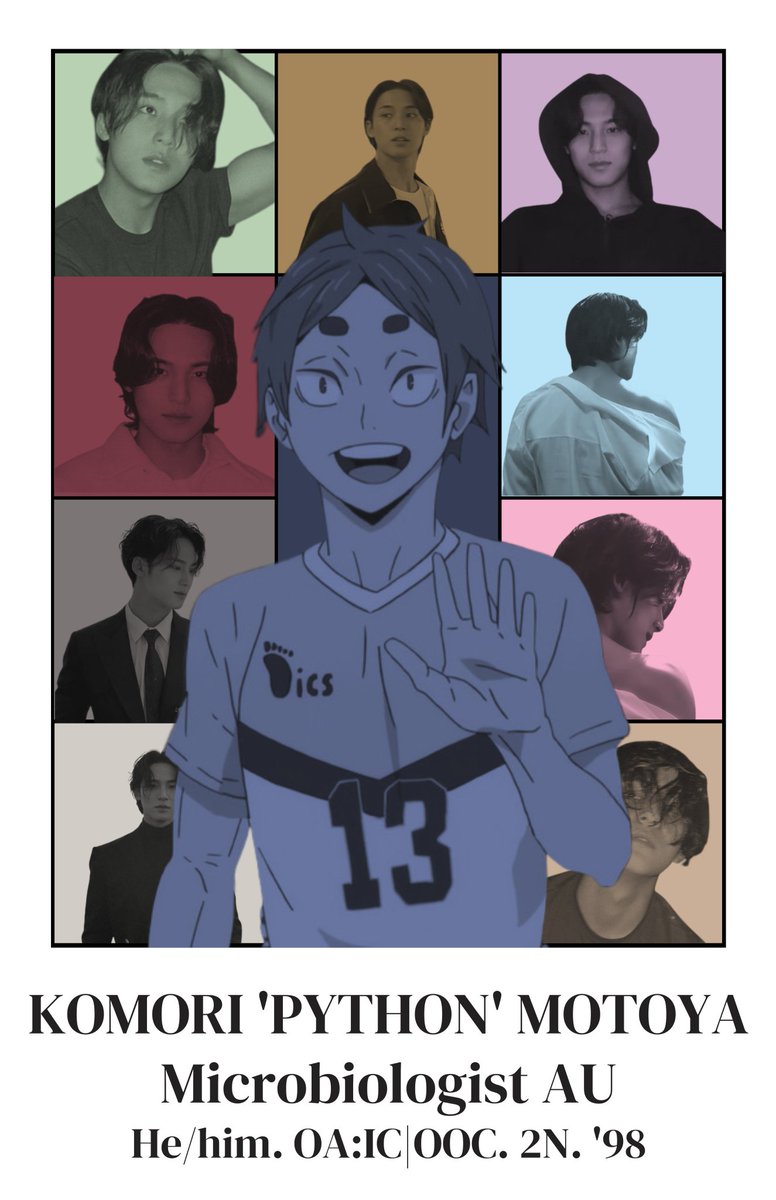 This is me doing a re-intro! Hello, #hqrp! I am Komori Python Motoya. Like and retweet to be mutuals.