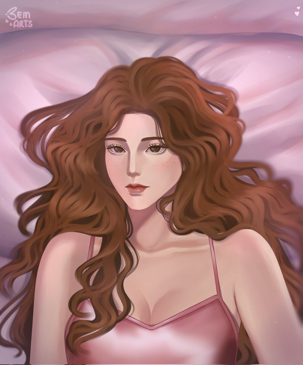 zeinariii's tweet photo. Kumuha ako ng picture habang nakahiga sa kama. Nakakahiya man dahil wala akong make up at nagkalat ang buhok ko sa unan, ginawa ko parin. -Soleil

SOT Kab 24 fanart https://t.co/kNxdoXq1Mk