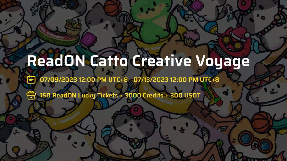 revoxdotai's tweet photo. Brought to you by @ReadONMe3 & @NFPrompt - a community adventure!

🎁 150 Lucky Tickets + 3k Credits + $300
🐱 Join now: https://t.co/RspGY9Ibdc

Unleash your creativity, transform your favorite Catto from https://t.co/3VnqlDMaqy into a one-of-a-kind AI NFT. Voting gets you in on the action too!