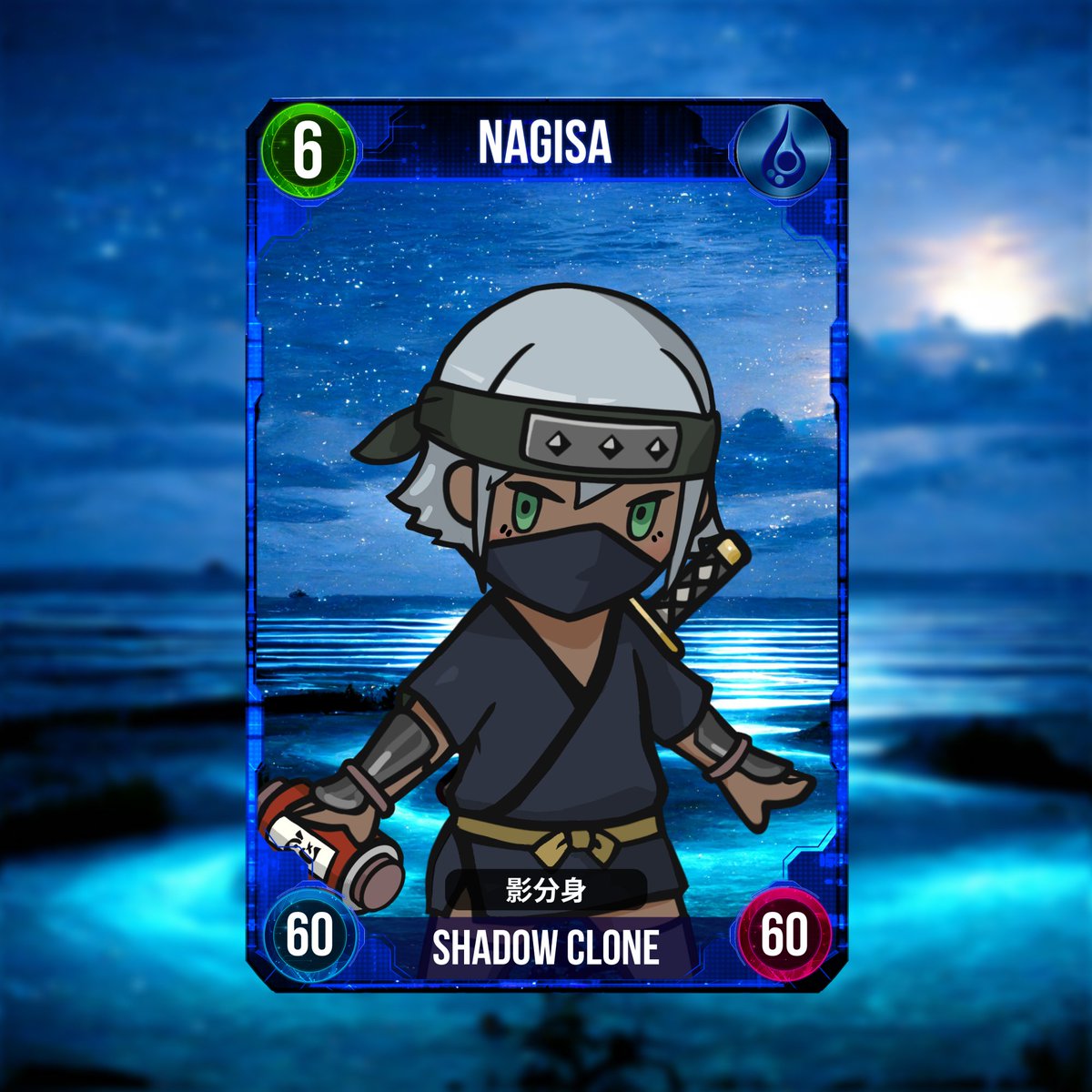 xana_net's tweet photo. ⚔️#NFTDuel - #CryptoNinja - #NFT

🥷NAGISA’s clone is at Level 6.

👊The real one is dueling at 60 mana/punch. And defending against attacks lower than 60.

👉Meet the real NAGISA.

🔗https://t.co/tObTjrzC23.

#CNP #NinjaDAO #Metaverse https://t.co/PehWRnsfRr