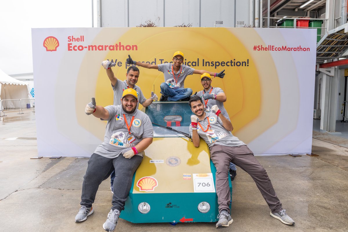 ShellMiddleEast's tweet image. Although they did not win, we are extremely proud of the Middle East teams who made it this far in the Shell Eco-marathon competition! Well done to the @KFUniversity @TAMUQ and @PSU_RUH teams, and best of luck to @QatarUniversity who will be competing today! #ShellEcoMarathon